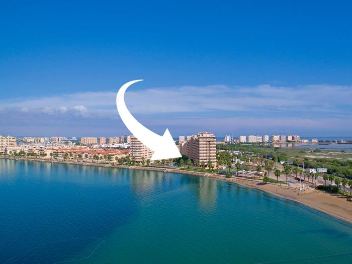 apartamento de dos dormitorios/ lmb1786 en La Manga Del Mar Menor